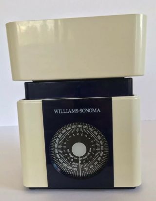 Williams - Sonoma Kitchen Food Scale Navy Blue Vintage