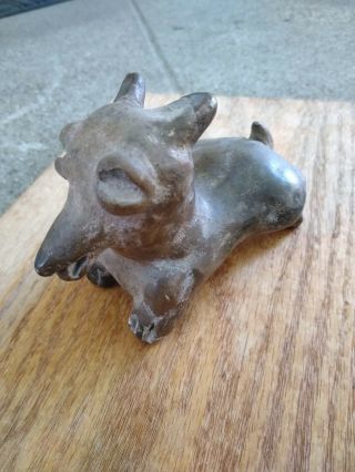 Ancient Pre Columbian Aztec Mayan Inca Pottery Dog Authentic Artifact Chihuahua
