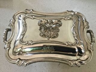 Stunning Georgian Regency Sheffield Plate Silver Entree Dish Pair Available 1820