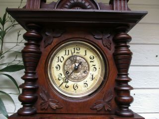 Antique Gustav Becker SILESIA Regulator Wall Clock 3