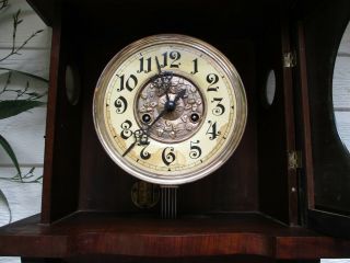 Antique Gustav Becker SILESIA Regulator Wall Clock 4