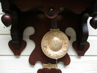 Antique Gustav Becker SILESIA Regulator Wall Clock 5