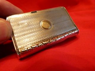 Georgian 1826 Gamekeepers Solid Silver & Gold Snuff Box By John Jones,  London.