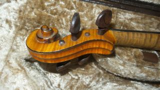 Vintage Antique Violin/Fiddle,  Gorgeous tiger Maple,  Very Old 2