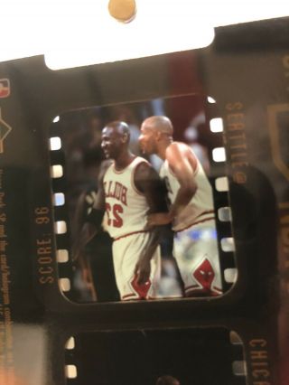 1996 - 97 SP NBA Game Film Chicago Michael Jordan GF1 Early Rare Insert Minty 3