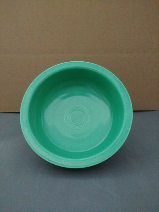 Vintage Fiesta Green Nappy Bowl 9 1/2 " - Fiestaware