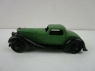 Vintage Dinky Toys No 36b Bentley Sports Coupe Black/green