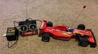 Vtg Target Indy 500 Formula One Remote Control Rc Race Car Coca Cola Honda Bosch