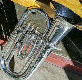 Antique 1890 F.  Besson London 4 Valve Euphonium - High Pitch,  Playing