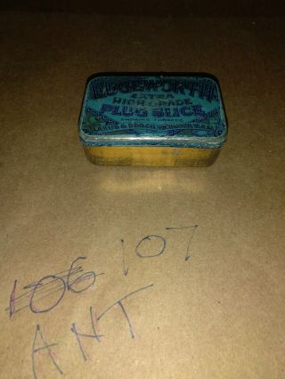 Vintage Edgeworth Plug Slice Tobacco Tin
