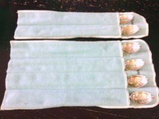 6 - Vintage Tiffany & Co Sterling Silver Iced Tea Julep Bar Spoons/straws.