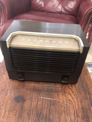 Vintage 1952 Rca Victor Model 1080c Bakelite Radio Victor Talking Machine