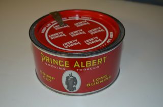 Prince Albert Smoking Tobacco Tin - Lid With Opener And Inside Wax Paper Liner