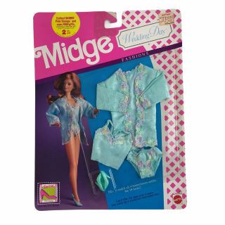 Vintage 1990 Wedding Day Midge Barbie Doll Outfit Only Lingerie Honeymoon