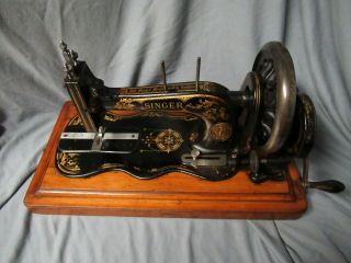 1888 Singer 12k Hand Crank Sewing Machine All Orginal