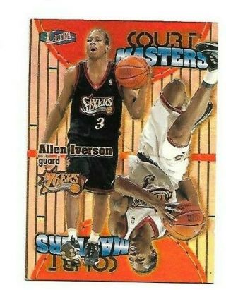 Allen Iverson 97 - 98 Ultra Court Masters 2 Sixers 2nd Year Extremely Rare