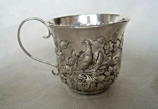 ROYALIST 17TH / 18TH CENTURY SOLID SILVER ENGLISH TOASTING CUP 2