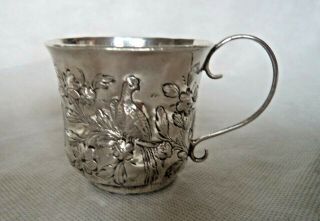 ROYALIST 17TH / 18TH CENTURY SOLID SILVER ENGLISH TOASTING CUP 5