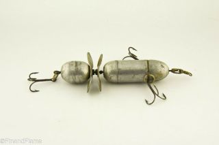 Vintage Shakespeare Baby Revolution Minnow Antique Fishing Lure Very Tough Lc2