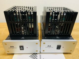 Antique Sound Lab AV - 20 Mono Blocks Tube Amplifier So Do To 1 Broken Tube 2