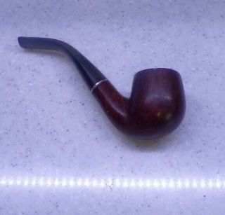Vintage Unmarked Imported Briar Bent Smoking Pipe,  5 3/8 " Long,  Vgc