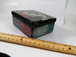 Vintage Signed POLIA PILLIN Mid Century Modern Pottery Covered Box 5
