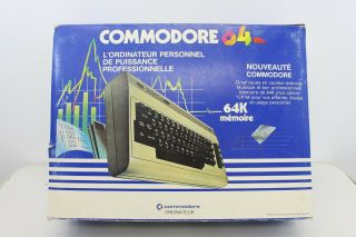 Vintage Commodore 64 Personal Computer Box Art & Insert Only