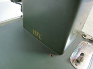 117L Bernina Zigzag Sewing Machine Green 30s 2