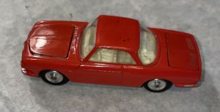 Vintage Corgi Toys VW Volkswagen 1500 Karmann Ghia Red Die - Cast Car 2
