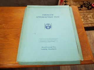 Vintage Thematic Apperception Test Harvard University Press Set Of 30 Plates