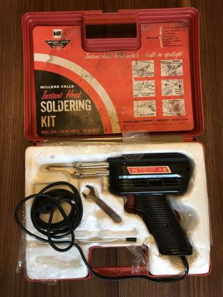 Millers Falls Soldering Gun - Instant Heat Model 6410 - Vintage