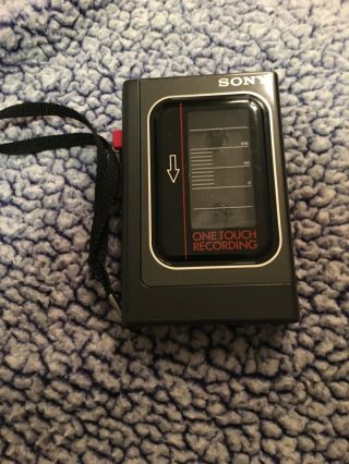Vintage Sony One Touch Cassette Tape Recording Model Tcm - 11