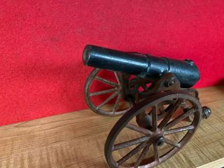 Antique U.  S.  Copper Cast Iron Black Powder Signal Cannon 6