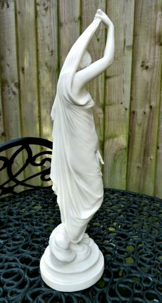 ANTIQUE 19THC LARGE PARIAN FIGURE OF A LADY STANDING ON CLOUDS C1870 - R&L 2