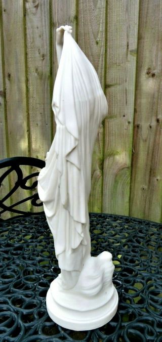 ANTIQUE 19THC LARGE PARIAN FIGURE OF A LADY STANDING ON CLOUDS C1870 - R&L 5