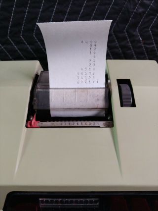 Vintage Hermes Model 167 - 12 Fully Mechanical Calculator - Adding Machine 4