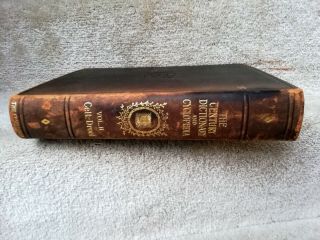 Vintage Antique Book The Century Dictionary and Cyclopedia Vol.  II 1889 - 1897 2