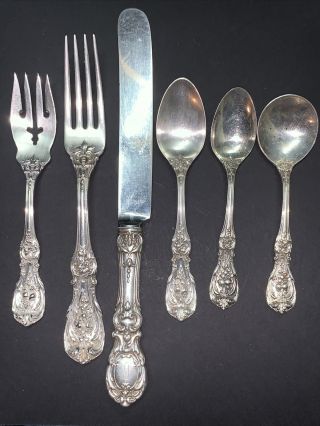 Reed & Barton Francis 1st Sterling Silver 6 Piece Place Setting