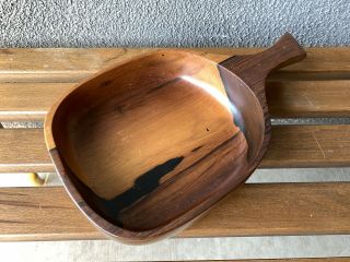 Jean Gillon Brazilian Brazil Jacaranda Wood Art Bowl Vintage Mid Century Era