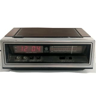Ge (general Electric) Clock Radio Vintage Model No.  7 - 4650h
