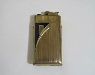 Vintage Evans Art Deco Cigarette Case With Built In Lighter Usa Made As - Is