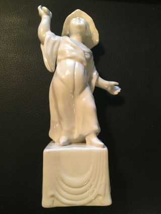 Vintage Mottahedeh Design Italy Porcelain Figurine 6 " Tall