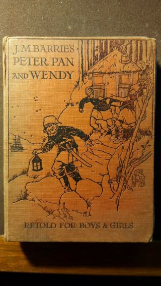 Peter Pan And Wendy By J.  M Barrie Vintage Book Illustrated Mabel Lucie Attwell