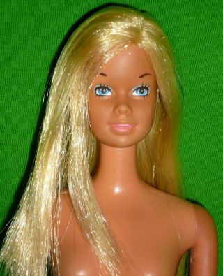 Vintage 1971 - 72 1067 The Sunset Malibu Barbie Doll Japan Tnt Bend Legs