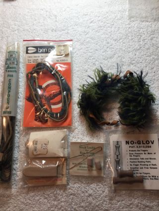 Vintage Recurve Bow Accessories And A Bear String Also Ben Pearson String
