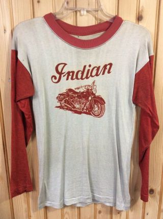 1940 - 1950’s Indian Motorcycle Racing Jersey/shirt