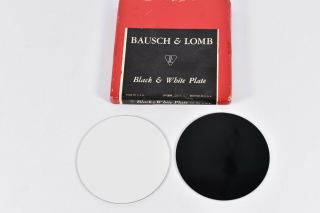 Vintage Bausch & Lomb Black & White Plate Cnscope 31 - 26 - 87