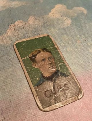 T206 1909 - 11 Johnny Evers HOF,  Portrait Piedmont 150,  Low Grade,  Cubs,  Rare 3