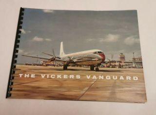 Vickers Vanguard Aircraft Airliner Prestige Manufacturer 