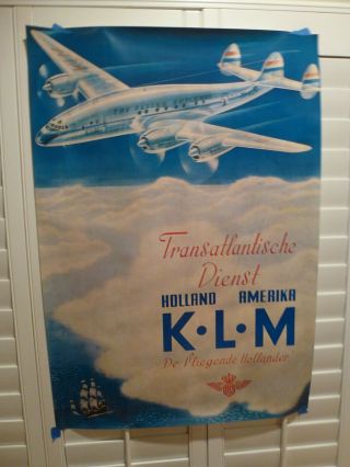 KLM FLYING DUTCHMAN TRAVEL POSTER VINTAGE POSTER 5